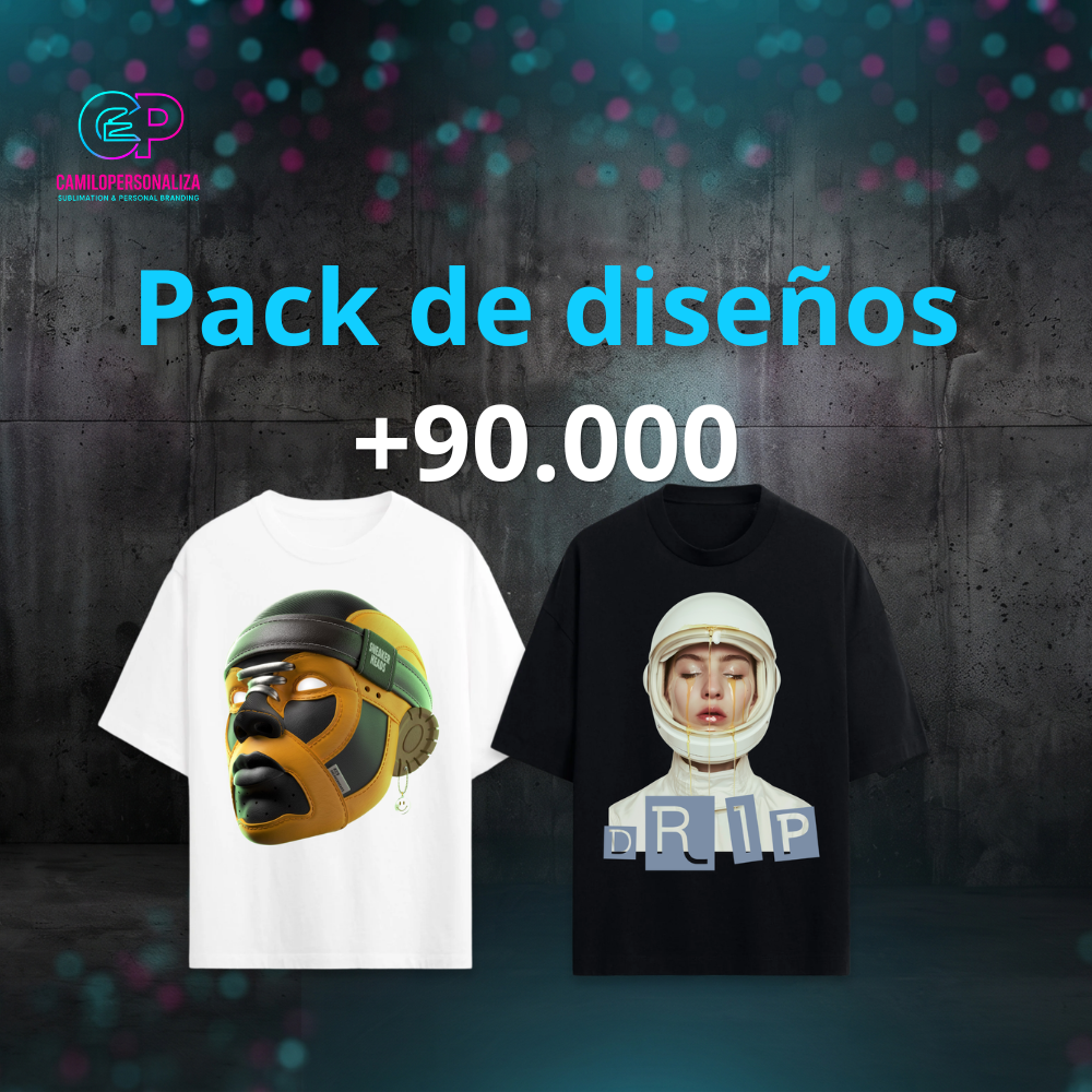 Pack de Diseños para Sublimación y DTF | Camilo Personaliza