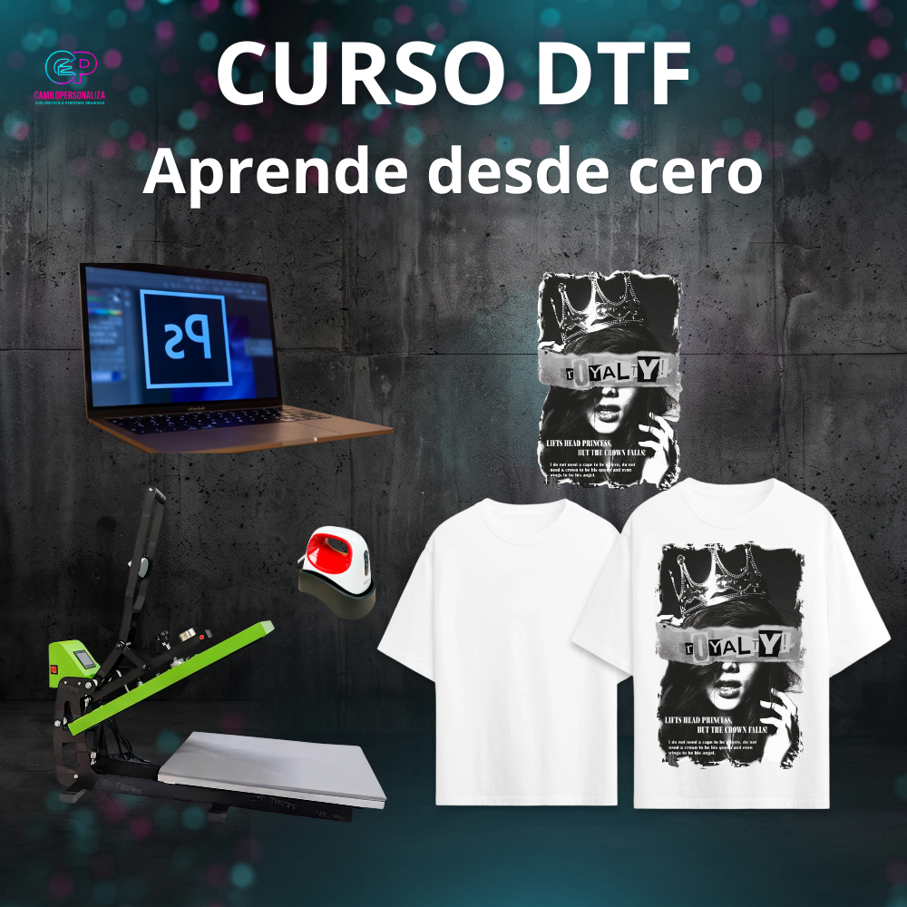 Curso de DTF para Emprender | Camilo Personaliza